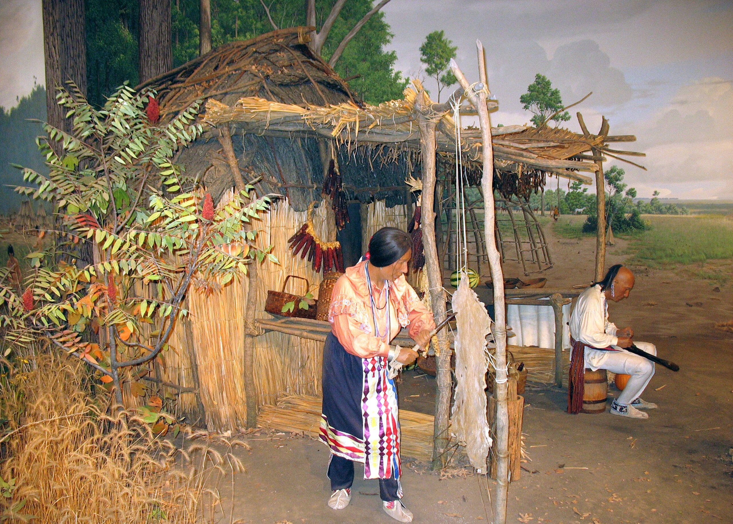 Typical Kickapoo dwelling - use for Blade article - July 2019