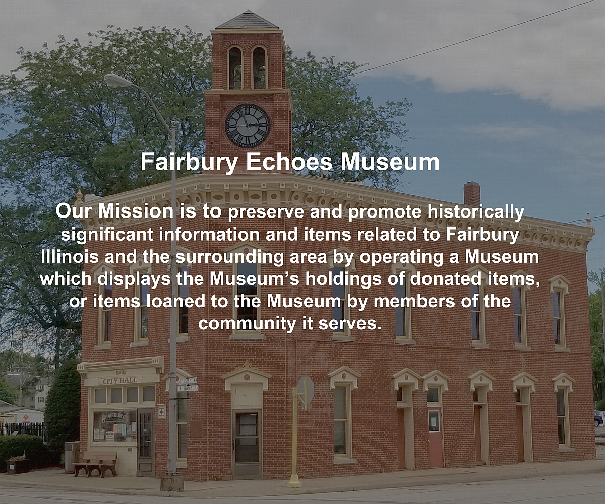 Updated front page with Museum's mission statement