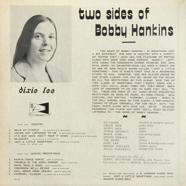 bobby hankins album cover 2