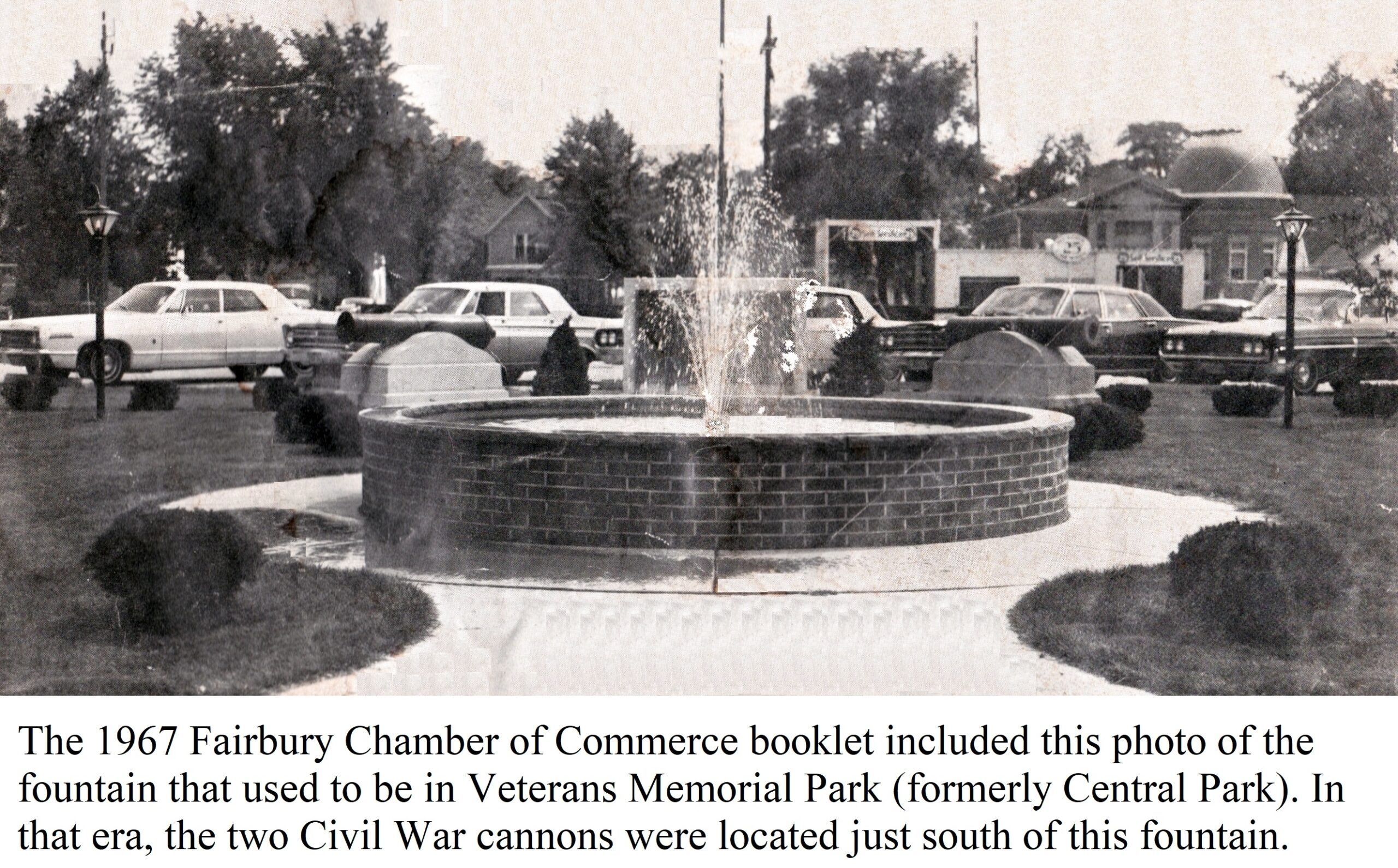 1967 chamber of commerce booklet--cover with fountain---for Blade story about three larger parks--with caption
