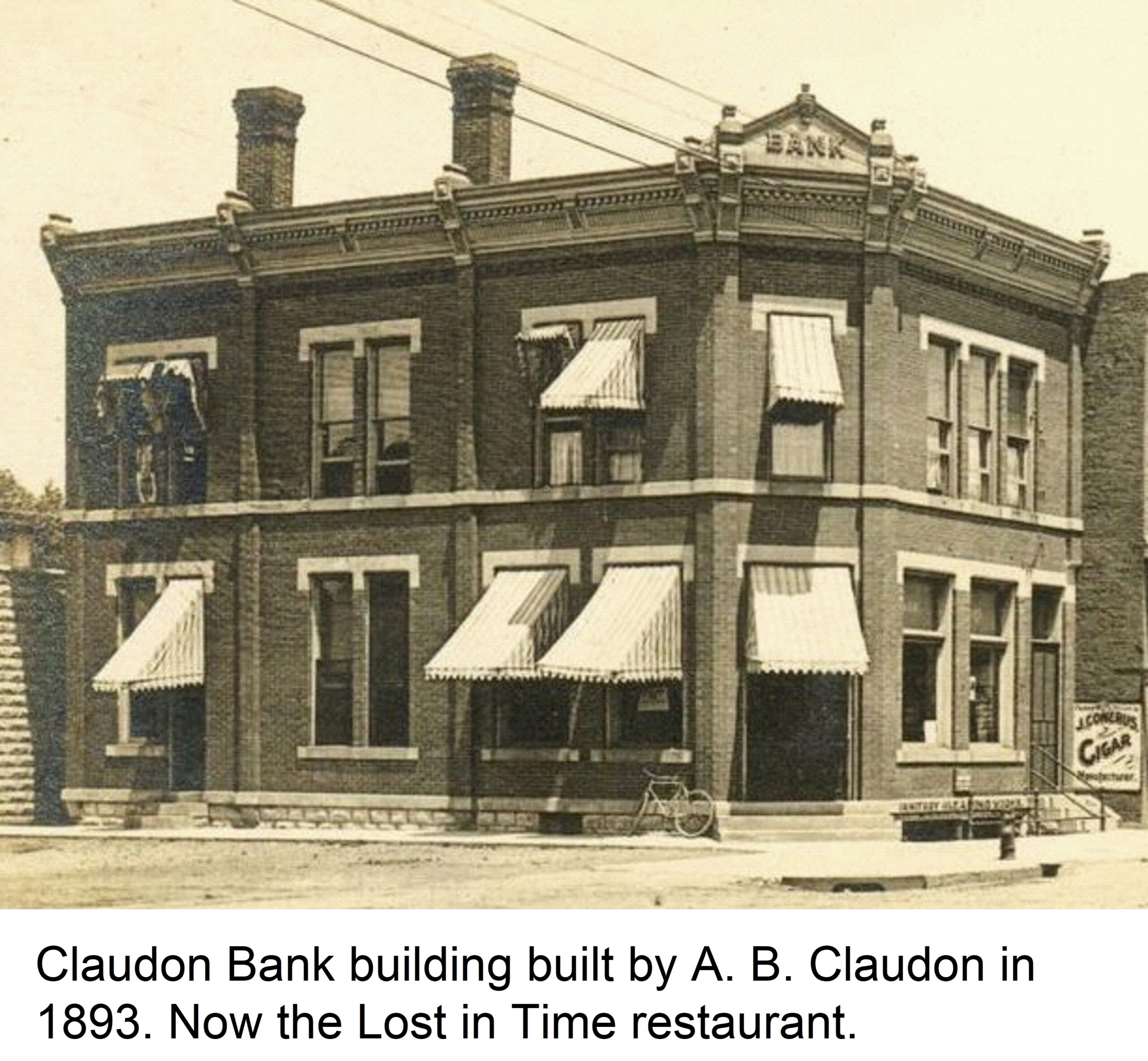 Claudon Bank building for Blade article on bank failure