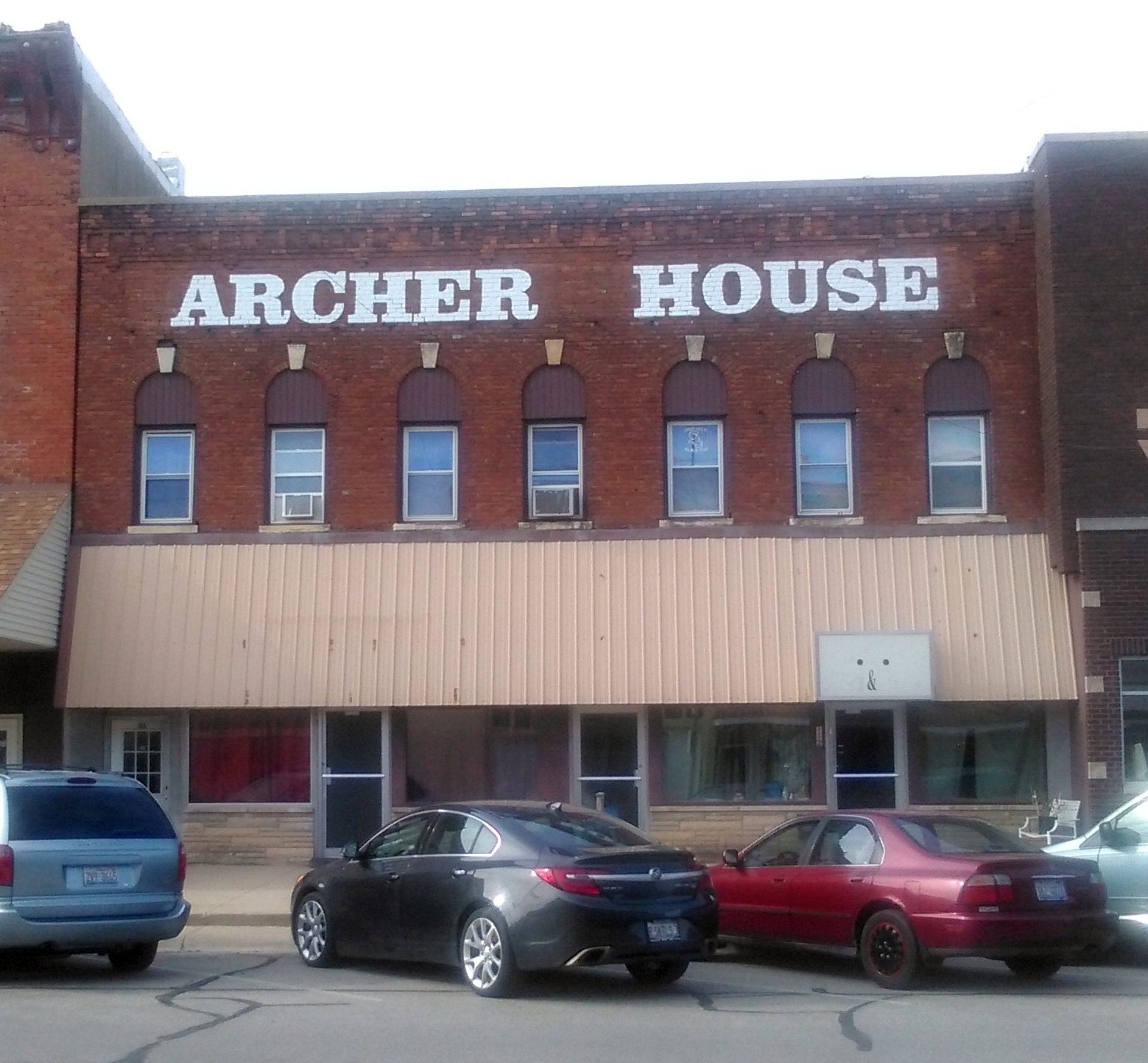 archer house sign all done on may 10, 2018